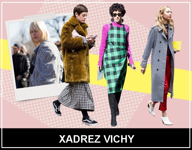 Xadrez vichy é grande tendências para o inverno 2017 - ES HOJE